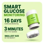 Yuwell Anytime 5 Pro Continuous Glucose Monitoring (CGM) System | 16-Day Wear | Real-Time Glucose Tracking